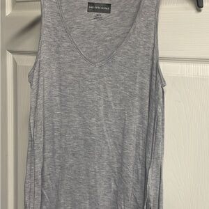 Saks Fifth Avenue Light Gray Tank Top